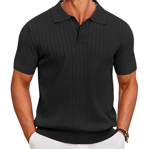 Camisa de Manga Corta para Hombre, Diseño Personalizado, Tela de Lona de Poliéster/Algodón, Corte Regular, Patrón Sólido, Antiarrugas, Logotipo Personalizado - Product Image 6