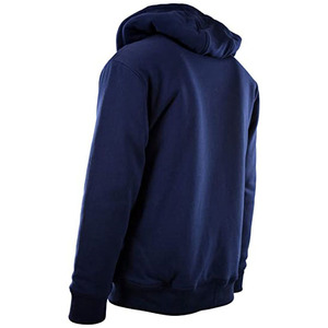 Inner Sherpa Lining Men's Zipper-Up Hoodie Non Woven Fabric Anti-Wrinkle Breathable Winter Heavyweight Zip Up Hoodies - Product Image 3