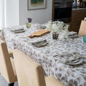 Verbier Classic Style Printed <b>Tablecloths</b> Woven Home Use with Plant Pattern - Product Image 5