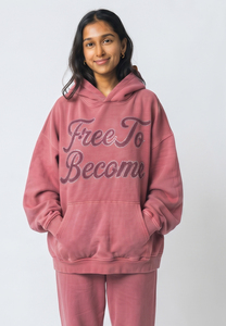 Women Pullover Oversize Hoodies Casual 100% Polyester Fleece Heavy <b>Weight</b> 430GSM Long Sleeve Baggy Drop Shoulder Hoodies - Product Image 6