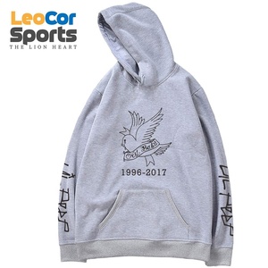 Sweat à capuche surdimensionné pour hommes, impression personnalisée, en coton, tricot pull avec teinture, nouveau Design, vente en gros, 100 - Product Image 4