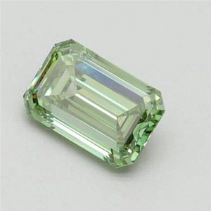 Diamante Verde Esmeralda de Corte Intenso, Cultivado en Laboratorio, Certificado por IGI, Diamante Verde Suelto para Anillo de Compromiso Personalizado, 1-5 Quilates, VVS VS - Product Image 4