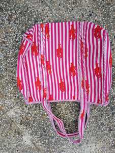 Bolso Tote Acolchado Hecho a Mano, Bolso de Viaje con Cremallera y Estampado Artesanal en Algodón, Bolso de Compras Ligero para Llevar al Hombro - Product Image 2