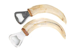 Abridor de botellas de acero inoxidable ecológico de cuerno de buey de lujo, abridores de alta calidad de diseño único de Color personalizado para restaurante en casa - Product Image 5