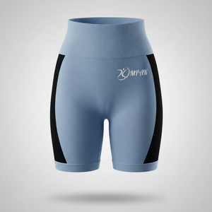Shorts de sport taille haute sans couture pour le yoga et la gym, respirants et à séchage rapide, pour un effet galbant des fessiers - Product Image 1