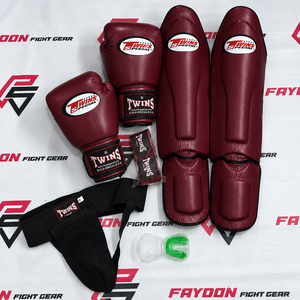 Precio al por mayor: Protectores de espinilla de Muay Thai personalizados, Guantes de boxeo Twins, Protector inguinal, Protector bucal, Vendas para manos para entrenamiento de Kickboxing y MMA - Product Image 5