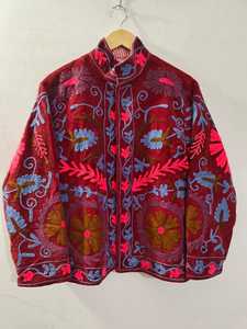 เสื้อแจ็คเก็ตวาร์ซิตี้ลายเสือดาวสุดหรู ปักมือสไตล์โบโฮ ผ้าควิลท์ แห้งเร็ว สีสันสดใส วินเทจ ผ้าฝ้าย ลายชนเผ่า สำหรับผู้หญิง ฤดูหนาว - Product Image 2