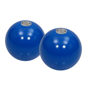 Balle de lancer de poids en fonte bleue TSFI 4KG 100mm pour la compétition d'athlétisme, l'entraînement et les sports scolaires - Product Image 1