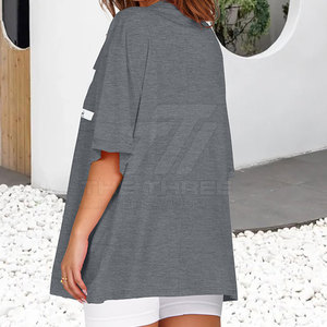 T-shirt oversize pour femme, streetwear écologique respirant haute performance, design personnalisé, manches courtes pour adulte - Product Image 6