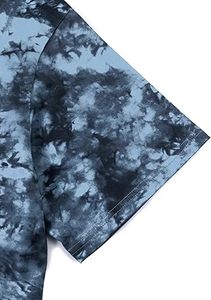 Camisetas Tie Dye Ligeras para Niñas, Estilo Urbano, Tallas Grandes, Manga Corta, Servicios OEM, Fabricación al por Mayor - Product Image 6