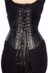 Tops Corsets Sans Coutures en Cuir Véritable pour Femmes, Respirants, Imperméables, Design Personnalisable, Tissu Tricoté, Service OEM - Product Image 2