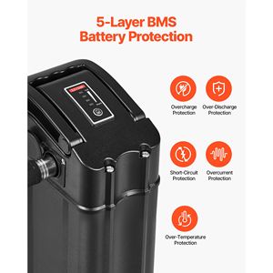 Batterie de vélo électrique 1000W 48V 15.6Ah avec chargeur 3A, moteur de vélo électrique détachable avec BMS pour vélos électriques 1000W+ - Product Image 4