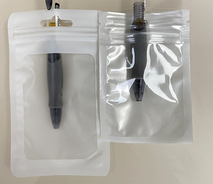 Bolsa de Embalaje de Plástico Mylar con Cierre Hermético Personalizada con Logotipo, Bolsa Transparente Holográfica con Cierre para Cosméticos, Pestañas y Accesorios - Product Image 5