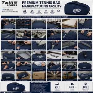 Custom Navy Canvas <b>Duffel</b> <b>Bag</b> with Zipper Closure Waterproof & Lightweight-Sport Travel Gym <b>Bag</b> Durable Portable Large Capacity - Product Image 6