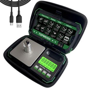 Dual-Powered Precision 5 Gram Jewelry <b>Scale</b> Small Pocket <b>Digital</b> Coin <b>Scale</b> with Large Backlight Display and Zipper Case - Product Image 1