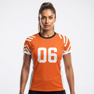 Maillot de volley-ball pour femmes en polyester de qualité supérieure, fabricant de maillots de volley-ball pour femmes, maillot de volley-ball de qualité supérieure - Product Image 6