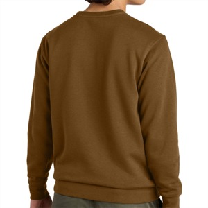 Sweat-shirt à col en V pour homme, coupe classique, couleur unie, tricoté, 100 % coton, décontracté, pull d'été, molleton écologique, anti-plis - Product Image 6