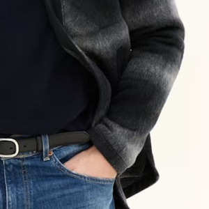 Hot Selling Men Shacket Front <b>Covered</b> <b>Button</b> Closure Relaxed Fit Soft Fabric Long Sleeve Windproof Fashion Outerwear for Winters - Product Image 6