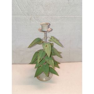Metal Leaf Candle Holder <b>Tree</b> Taper Candle Stand <b>Tabletop</b> Decorative Candlestick Wedding Party Home Decor Christmas Ornament - Product Image 1