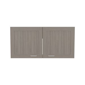Zurich Light Gray Double-Door Wall Cabinet One Shelf <b>Kitchen</b> <b>Storage</b> Wide <b>Storage</b> Cabinet - Product Image 3