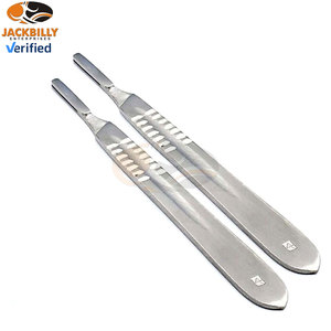 ด้ามมีดผ่าตัดปลอดเชื้อ Surgi พร้อมใบมีดผ่าตัดแบบใช้มือ MOL สำหรับการผ่าตัดทางการแพทย์ คุณภาพสูง ใช้แล้วทิ้งหรือใช้ซ้ำได้ เหมาะสำหรับโรงพยาบาลและคลินิก - Product Image 3