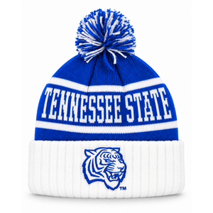 Bonnet tricoté personnalisé avec pompon, logo brodé, nom de l'équipe jacquard, bonnet d'hiver, vente en gros, bonnet de sport, universitaire, scolaire, pour fans - Product Image 1