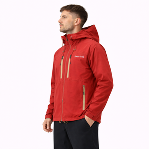 Veste coupe-vent personnalisée légère pour homme, imperméable, avec capuche et logo, coupe-vent pour activités de plein air, vestes pour homme B2B USA - Product Image 2