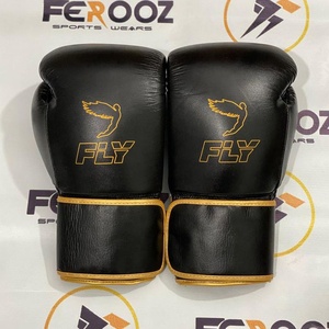 Nuevo Modelo de Guantes de Boxeo Blancos Personalizados con Cordones, Guantes de Combate Profesionales para Gimnasio, OEM ODM - Product Image 2