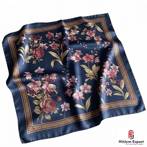 Pañuelo Cuadrado Ligero de Alta Calidad, Diseño Personalizado con Impresión Digital, Accesorios de Tela Elegantes, Fabricante OEM ODM - Product Image 5