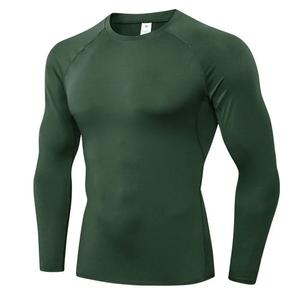 Camiseta de Compresión Rush Guard 100% Poliéster, Nueva Llegada 2026, Ropa Deportiva MMA con Logotipo Personalizado, Servicio OEM Disponible, Venta al Por Mayor - Product Image 1