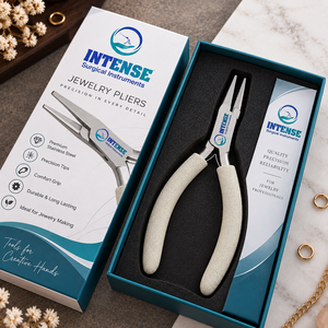 Professional Stainless Steel Jewelry Making <b>Pliers</b> Precision <b>Flat</b> <b>Nose</b> <b>Pliers</b> with Comfort Grip for Jewelry Craft - Product Image 6