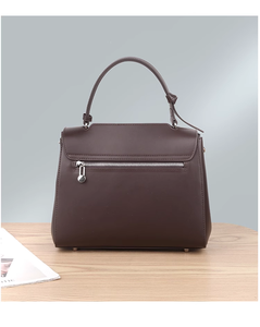 Nouveau sac à main fourre-tout en cuir véritable de haute qualité, à porter en bandoulière, avec fermeture éclair et doublure en toile - Product Image 2