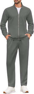 Ensemble de survêtement décontracté pour homme, deux pièces en polaire, hiver, séchage rapide, à capuche, haute qualité, 100% coton, vêtements de sport, vente en gros, direct usine - Product Image 3