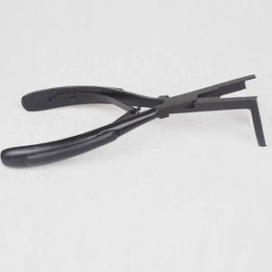 Kit d'outils d'installation d'extensions capillaires de qualité supérieure avec pinces à extensions, aiguille à boucle et perles doublées de silicone pour salon professionnel - Product Image 2