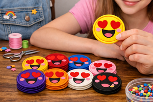 แผ่นปักลายหัวใจน่ารักแบบรีดติดเสื้อผ้า กระเป๋าเป้สะพายหลัง สำหรับตกแต่ง - Product Image 3