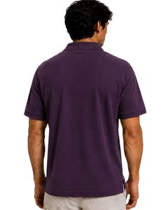 Dark Purple Men Polo Shirt Short Sleeve Cotton Pique Fabric Casual Jacquard Pattern Turn <b>Down</b> Collar Luxury Summer Customized - Product Image 2
