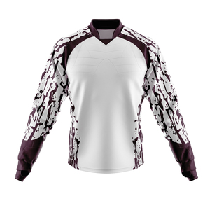 Camisa de Manga Larga para Hombre con Estampado Geométrico, Cuello Mao, Secado Rápido, Estilo Urbano, Informal, para Otoño - Product Image 3