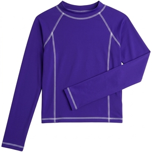 Maillot de compression à manches longues pour garçons BJJ MMA, séchage rapide, UPF50+, Spandex, anti-déchirure, pour entraînement de grappling sans kimono, vêtement de sport - Product Image 4