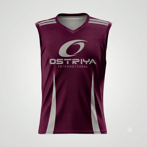 Ostriya Intl 2026 Débardeur Homme Tricoté Décontracté à Col en V, Coupe Classique, Imprimé par Sublimation sur le Devant, en Spandex/Polyester Respirant - Product Image 1