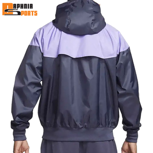 Chaqueta Cortavientos Ligera Impermeable con Logotipo Personalizado, Chaqueta de Nailon con Capucha Extra Grande para Hombre/Mujer, Venta al Por Mayor - Product Image 2