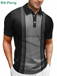 Custom Monochromatic Gradient Polo – 200 GSM Premium Technical Jersey Men’s Urban <b>Tech</b> Polo – Engineered Vertical Panel Design - Product Image 2