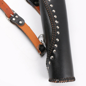 Equipo de tiro con arco, cartera de cuero ligera para flechas, cartera de cuero artesanal personalizada al por mayor para adultos - Product Image 5