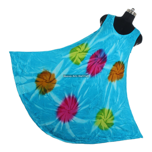 Vestido largo tie-dye de primavera 2026, estilo urbano, vestido sexy tie-dye para chica, vestido de noche bohemio gitano de rayón. - Product Image 6