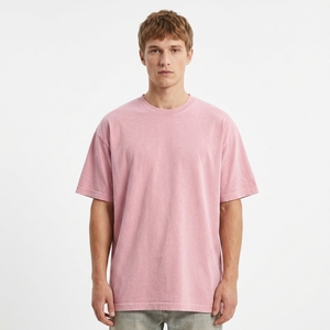 Camisetas de Hombre 100% Algodón, 250G, Estilo Vintage, Lavado Ácido, Manga Corta, Tie Dye, Holgadas, de Alta Calidad - Product Image 2