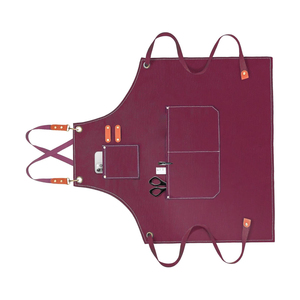 Delantal de Barbero Duradero de Alta Calidad con Diseño de Capa Ajustable y Bolsillos para Herramientas y Accesorios, Tela de Poliéster/Nailon - Product Image 6
