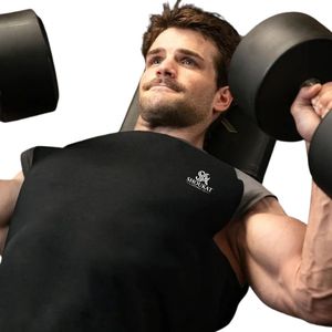 <b>Mens</b> Black Charcoal Sleeveless Tank Top Gym Workout Shirt Athletic Fitness Training Sportswear Casual Activewear <b>Running</b> <b>Vest</b> - Product Image 4