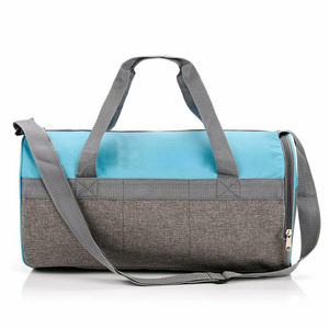 Unisex Solid Polyester Anti-Theft Water Resistant Gym Bag Durable Sports Duffel Lightweight Fitness Travel Bag Zipper Pockets - Product Image 1