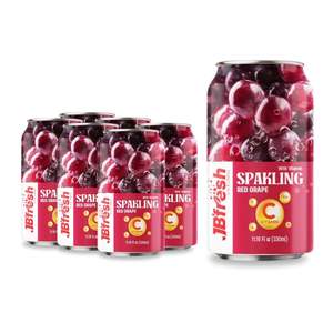 Agua con Gas de Uva Roja, Bebida en Lata de 320 ml, Fabricante de Bebidas, Etiqueta Privada OEM, Muestra Gratuita, Refrescos de Frutas - Product Image 1