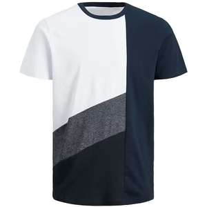 T-shirt d'été pour homme à manches courtes et col rond, 100 % coton, haute qualité, anti-boulochage, coupe décontractée, personnalisable, prix bas HAIDII - Product Image 1