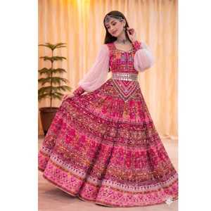 Robes traditionnelles afghanes Kuchi de haute qualité avec travail de miroir vintage, respirantes, grandes tailles, décontractées, pour mariage et fêtes, robe afghane - Product Image 5